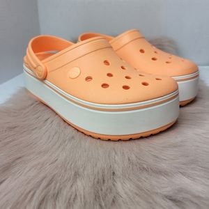 Crocs  Crocband Platform Womens Clog Shoes Size 6